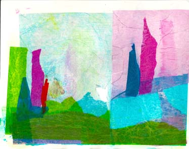 Tissue Paper Collage Gallery | Karen Stefano L.P.C